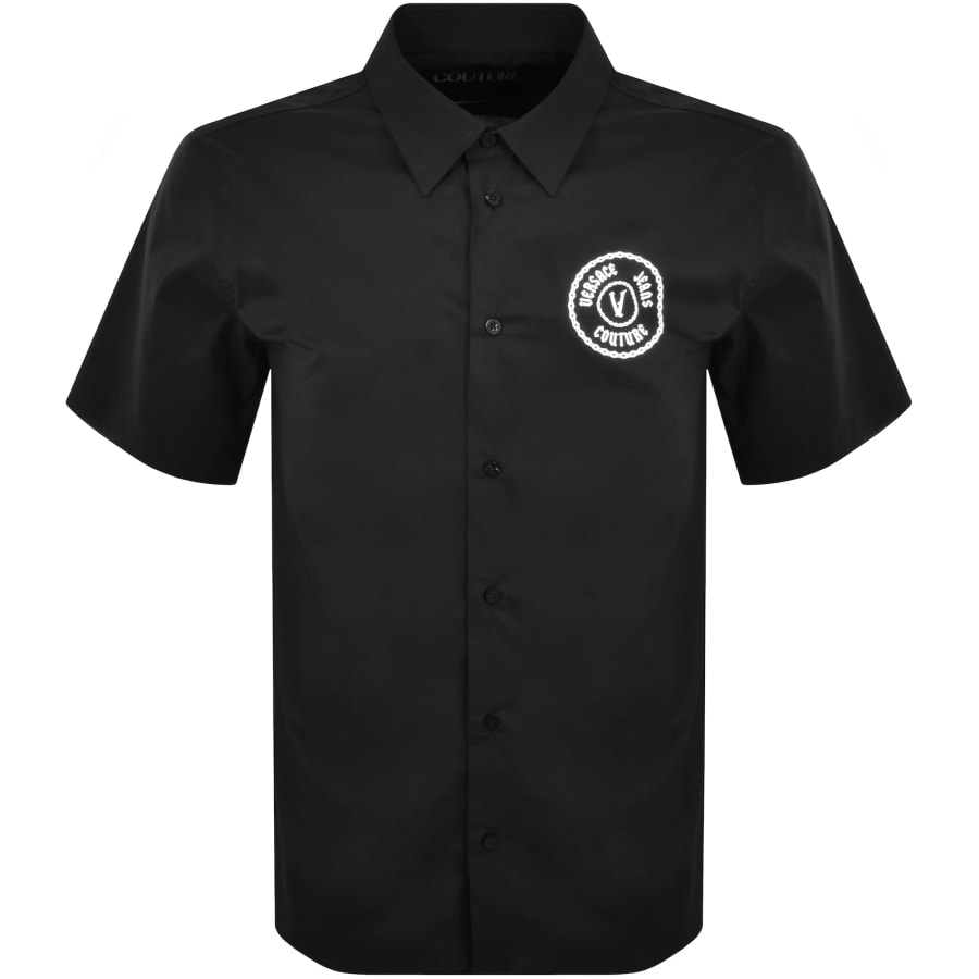 Versace Jeans Couture V Emblem Shirt Black | Mainline